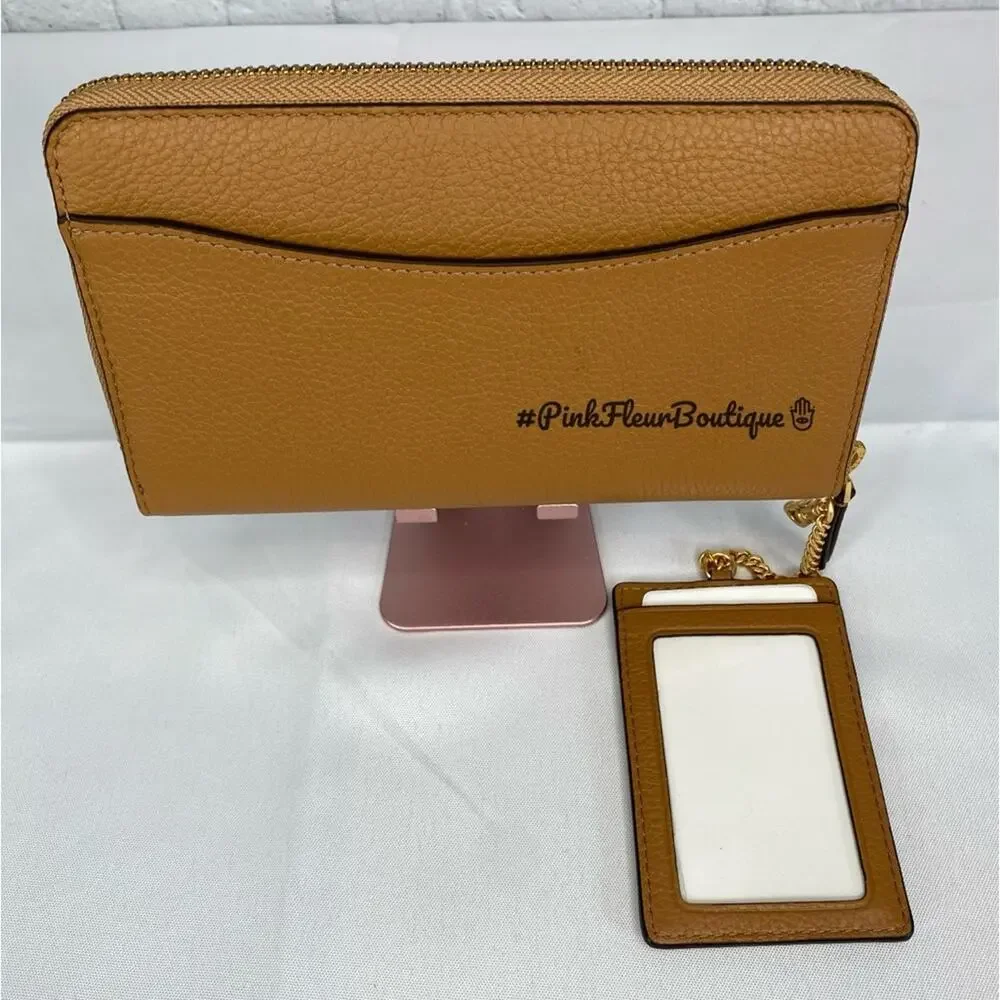 #TORY BURCH Britten Zip Continental Tiramisu NWT